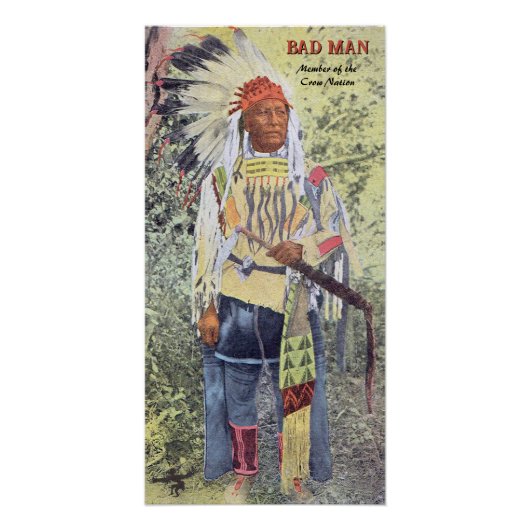Bad Man Crow Nation Perfect Poster (Voorkant)