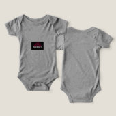 BAD MOMS Baby Bodysuit (Ontwerp Voorkant & Achterkant)