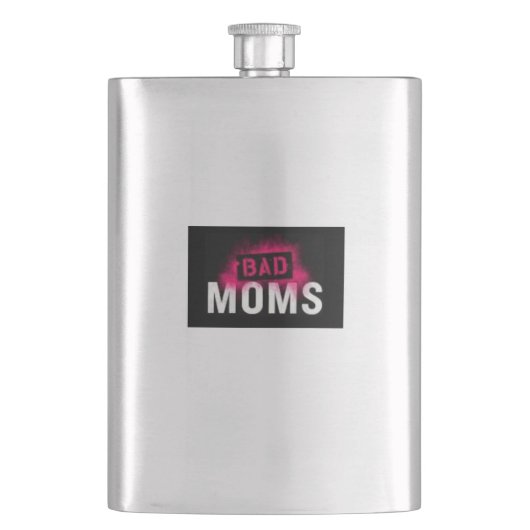 BAD MOMS FLASK FLACON (Voorkant)