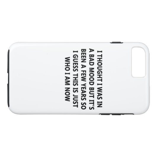 Bad Mood Case-Mate iPhone Case (Achterkant (Horizontaal))