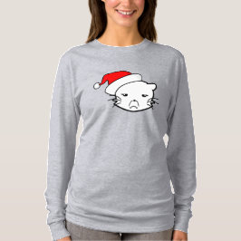 Bad Mood Cat Christmas Edition T-shirt