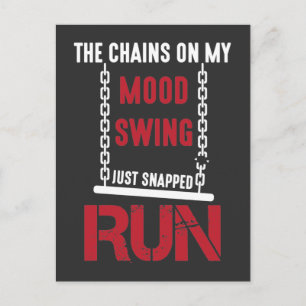 Bad Mood Funny Sarcastic Moody Humor Briefkaart