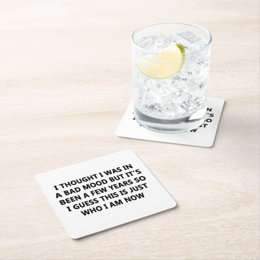 Bad Mood Kartonnen Onderzetters (Insitu)