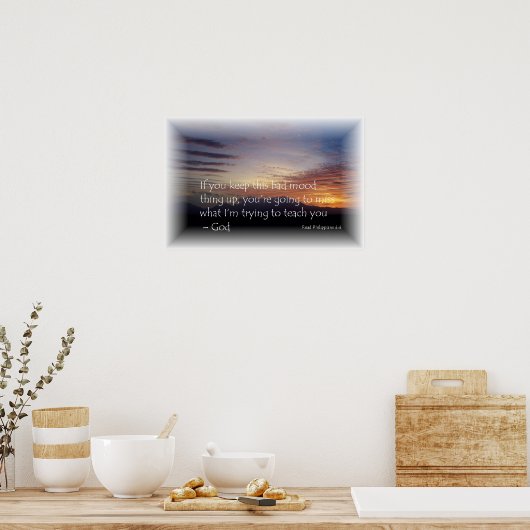Bad Mood Poster (Keuken)