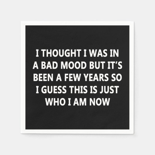 Bad Mood Servet (Voorkant)