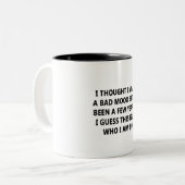 Bad Mood Tweekleurige Koffiemok (Voorkant links)