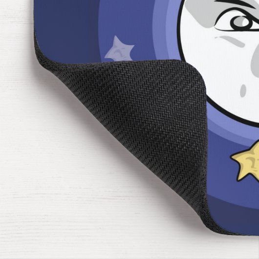 Bad Moon en Stars Rising Mousepad Muismat (Hoek)