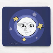 Bad Moon en Stars Rising Mousepad Muismat (Voorkant)