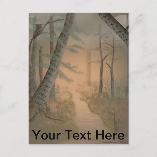 Bad Moon Rising Briefkaart (Voorkant)