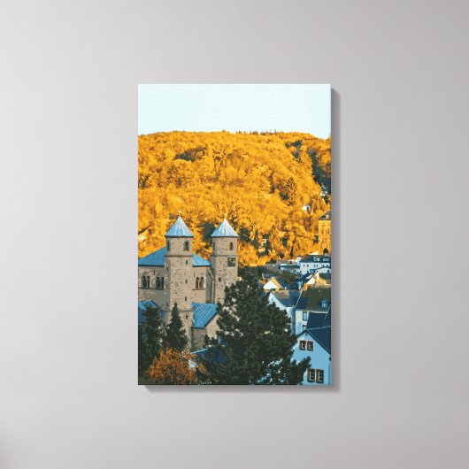 Bad Muenstereifel omwikkeld doek Canvas Afdruk (Voorkant)