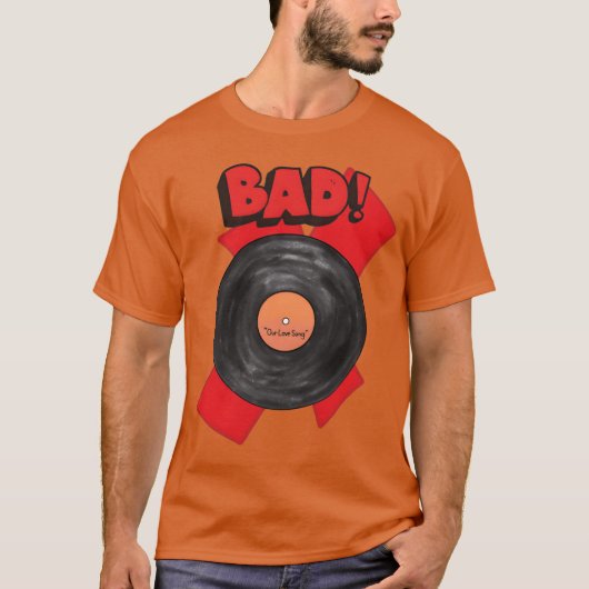  Bad Music meisje T-shirt (Voorkant)