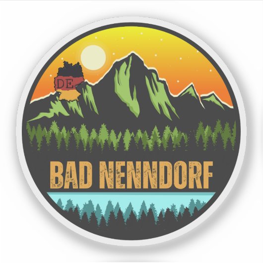 Bad Nenndorf, Duitsland Sticker (Voorkant)