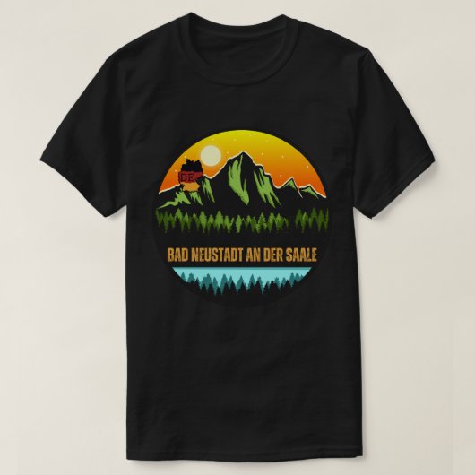 Bad Neustadt an der Saale, Duitsland T-shirt (Design voorkant)