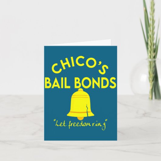 Bad News Bears Chicos Bail Bonds  Kaart (Voorkant)