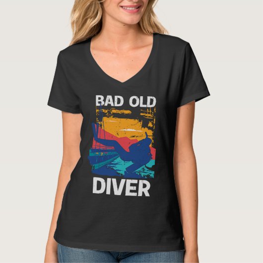 Bad Old Diver 1 T-shirt (Voorkant)