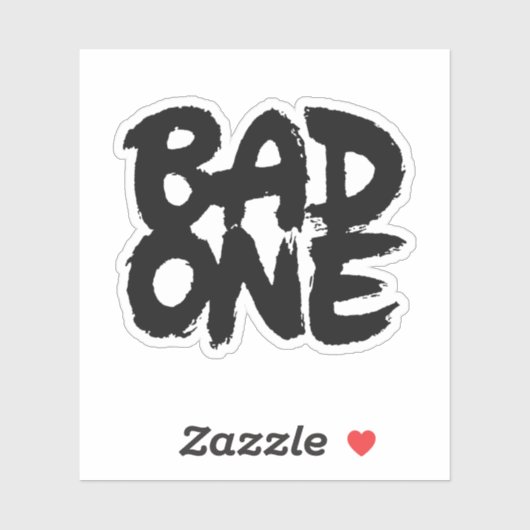 Bad One Sticker (Vel)