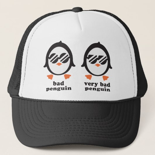 bad penguin - Pinguin Trucker Pet (Voorkant)