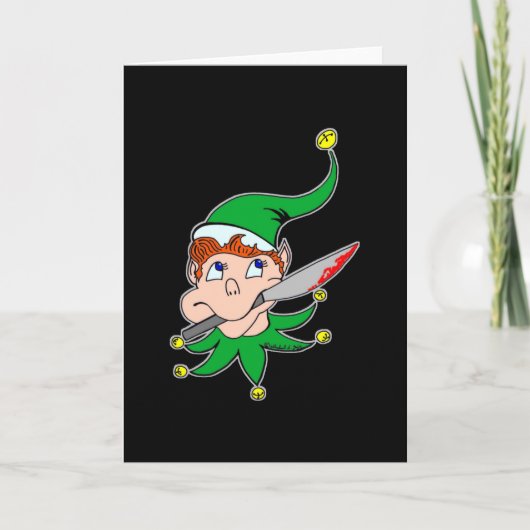 Bad Pixie Card Feestdagen Kaart (Voorkant)