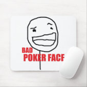 Bad Poker Face Muismat (Met muis)
