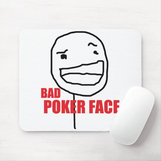 Bad Poker Face Muismat (Met muis)