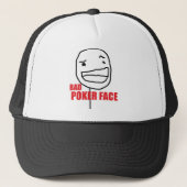 Bad Poker Face Trucker Pet (Voorkant)