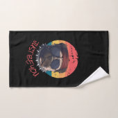 Bad Pug Bath, wees gewoon jezelf Bad Handdoek (Handdoek)