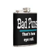 Bad Puns Eye Roll Funny Heupfles (Rechts)