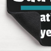 Bad Puns Eye Roll Funny Muismat (Hoek)