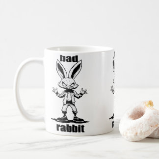 bad rabbit - böser hase Cartoon Tasse Koffiemok