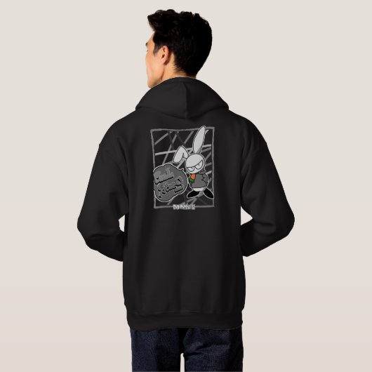 BAD RABBIT SERIES – Deadpan Bunny Attitude Tees (Achterkant volledig)