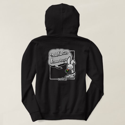 BAD RABBIT SERIES – Deadpan Bunny Attitude Tees (Design achterkant)