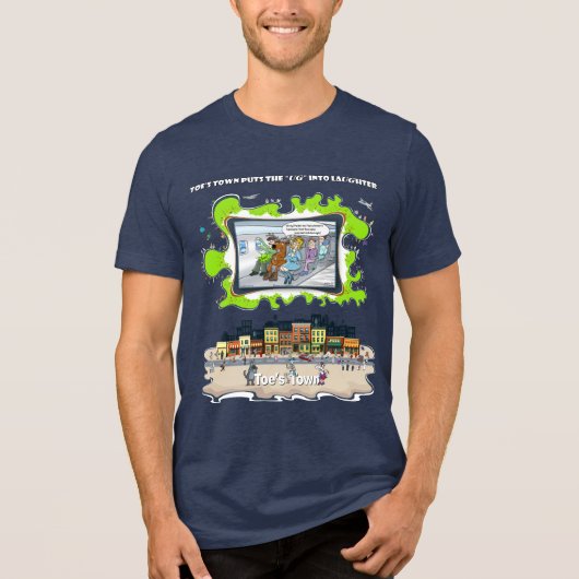 Bad Reeds | Absurd Situational Humor Tri-Blend Shirt (Voorkant)