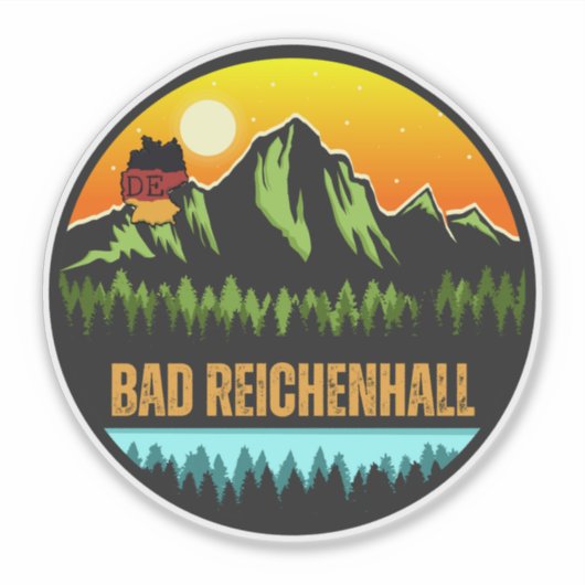Bad Reichenhall, Duitsland Sticker (Voorkant)