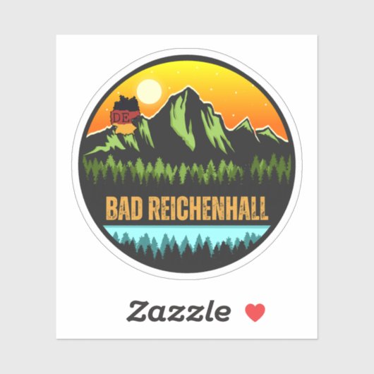 Bad Reichenhall, Duitsland Sticker (Vel)