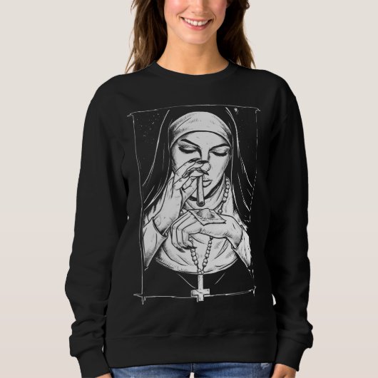 bad religion naughty nuns trui (Voorkant)