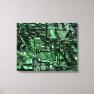 Bad Robot 2 gewikkeld canvas Afdruk