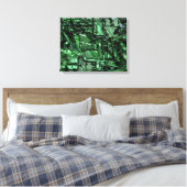 Bad Robot 2 gewikkeld canvas Afdruk (Insitu (Slaapkamer))