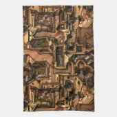 Bad Robot 3 Kitchen Towel Theedoek (Verticaal)