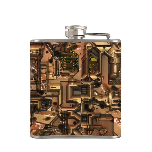 Bad Robot 3 Kreukkolf Heupfles (Achterkant)