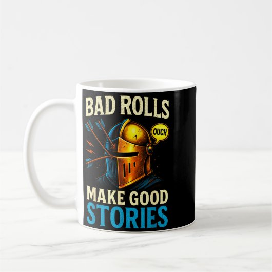 Bad Rolls Make Good Stories - Rpg Gaming Fun  Koffiemok (Links)