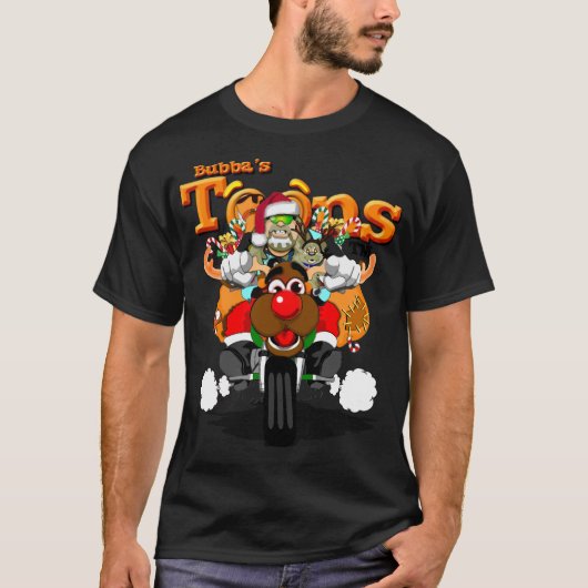 Bad Santa - Bubba Claus T-shirt (Voorkant)