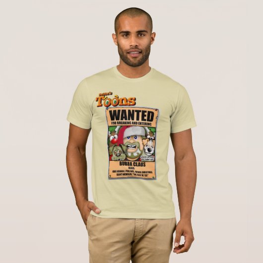 Bad Santa Bubba Claus T-Shirt (Voorkant volledig)