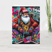 BAD SANTA CHRISTMAS CARD KAART (Achterkant)