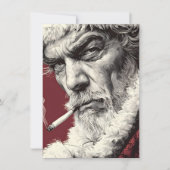 Bad Santa Christmas Cards Adult Humor Feestdagenkaart (Voorkant)