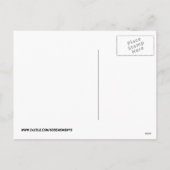 Bad Santa Claus Funny Christmas Briefkaart (Achterkant)