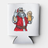 Bad Santa Claus, Rock, Beer en Cigar Blikjeskoeler (Voorkant)