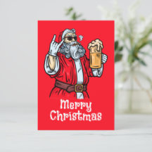 Bad Santa Claus, Rock, Beer en Cigar