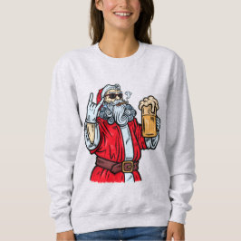 Bad Santa Claus, Rock, Beer en Cigar Trui
