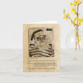 Bad Santa Joke Holiday Greep Kaart (Gele Bloem)