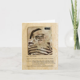 Bad Santa Joke Holiday Greep Kaart